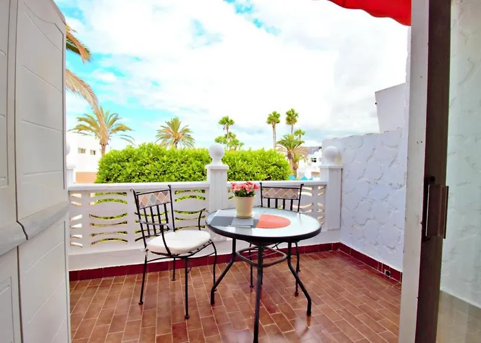 With A Canarian Atmosphere In The South Appartamento Costa Del Silencio